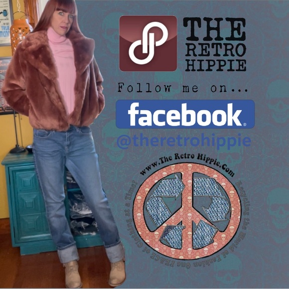 Dusty Rose Faux Fur Jacket - Picture 5 of 15